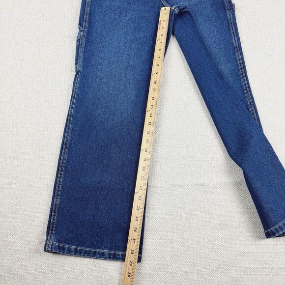 Old Navy 90s Baggy Carpenter Jeans Boy's Painters Pants Reissue Blue Denim NWT - Picture 14 of 16